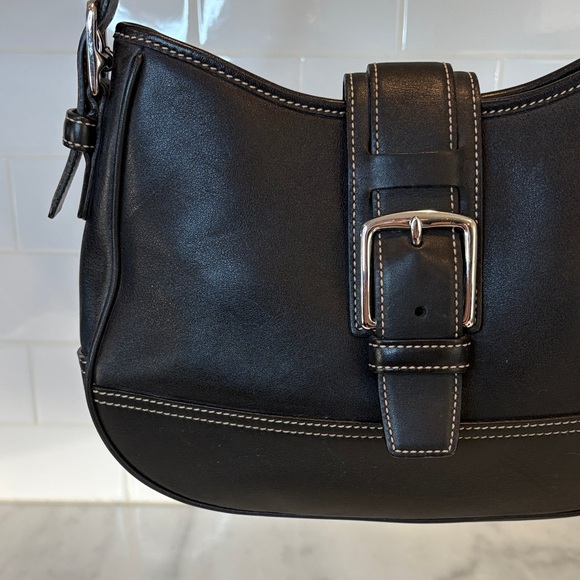 Coach Y2K Hampton Leather Hobo Shoulder Bag - Picture 3 of 16